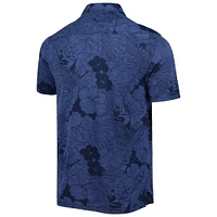 Men's Tommy Bahama Navy Michigan Wolverines Big & Tall Miramar Blooms Polo