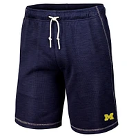 Men's Tommy Bahama Navy Michigan Wolverines Tobago Bay Tri-Blend Shorts