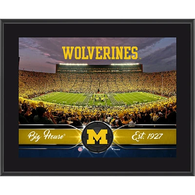 Michigan Wolverines 10.5" x 13" Sublimated Team Plaque