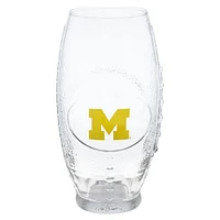 Michigan Wolverines 23oz. Football Glass