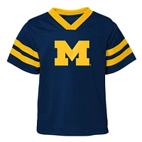 Preschool Navy Michigan Wolverines Two-Piece Red Zone Jersey & Pants Set