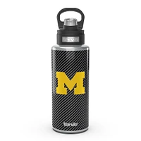 Tervis Michigan Wolverines 32oz. Carbon Fiber Wide Mouth Water Bottle