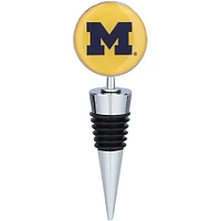 The Memory Company Michigan Wolverines 15oz. Stemless Tumbler With Wine Bottle Stopper
