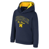 Toddler Colosseum Navy Michigan Wolverines Centauri Pullover Hoodie