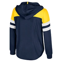Toddler Colosseum Navy Michigan Wolverines Reflection Hoodie Long Sleeve T-Shirt