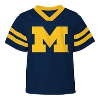 Toddler Navy Michigan Wolverines Two-Piece Red Zone Jersey & Pants Set