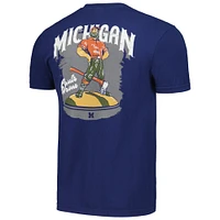 Unisex Navy Michigan Wolverines Hyper Local Paul Bunyan Trophy T-Shirt