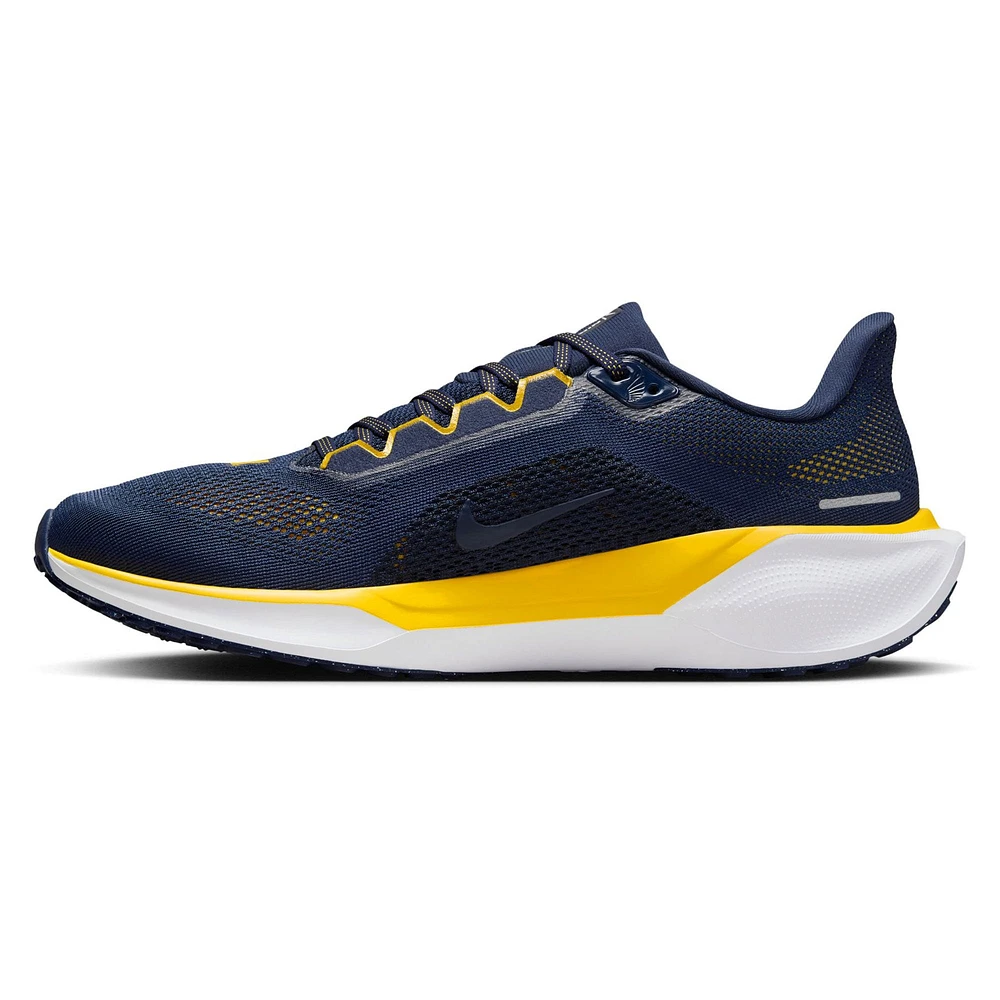 Chaussures de course unisexes Nike Zoom Pegasus 41 bleu marine Michigan Wolverines