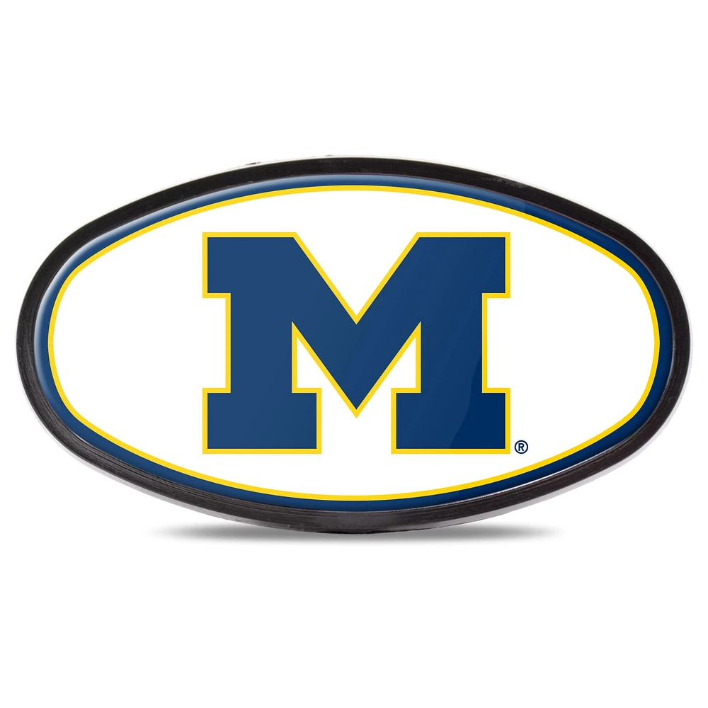 Housse d'attelage de hayon WinCraft Michigan Wolverines ovale recouverte de couleur