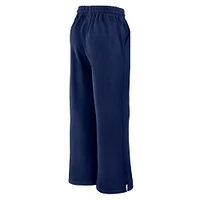 Women's Fanatics Navy Michigan Wolverines Prime Supersoft Fleece Flaired Sweatpants