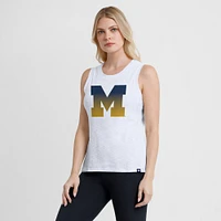 Women's Fanatics White Michigan Wolverines Activate Slub Tank Top