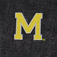 Women's Gameday Couture Charcoal Michigan Wolverines Multi-Hit Tri-Blend Oversized Button-Up Denim Jacket