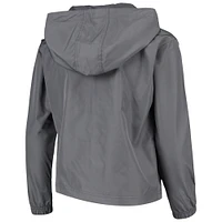 Youth Champion Graphite Michigan Wolverines Pack & Go Windbreaker Jacket