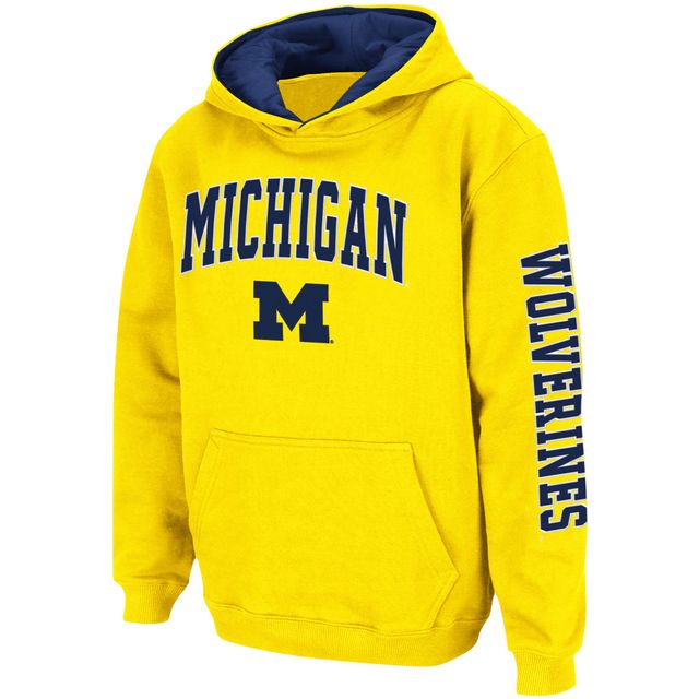 Sweat à capuche Colosseum Maize Michigan Wolverines 2-Hit Team pour jeunes