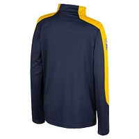 Youth Colosseum  Navy Michigan Wolverines OHT Military Appreciation Cyclone Quarter-Zip Windshirt