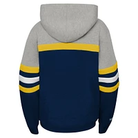 Youth Mitchell & Ness  Navy Michigan Wolverines Head Coach Hoodie