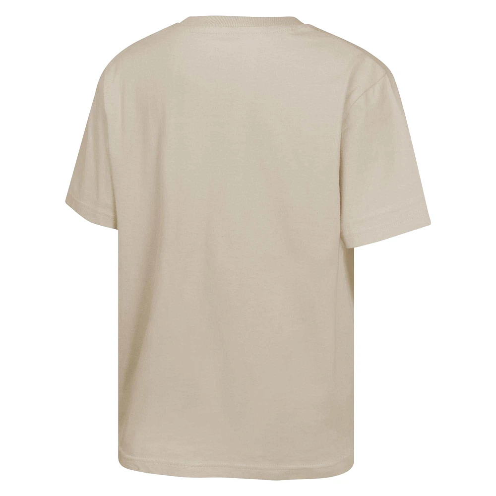 Youth Tan Michigan Wolverines News Flash T-Shirt