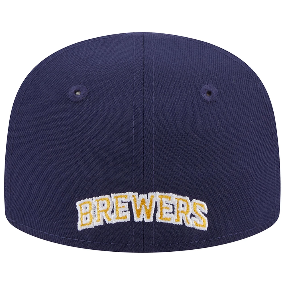 Infant New Era Navy Milwaukee Brewers My First 59FIFTY Fitted Hat