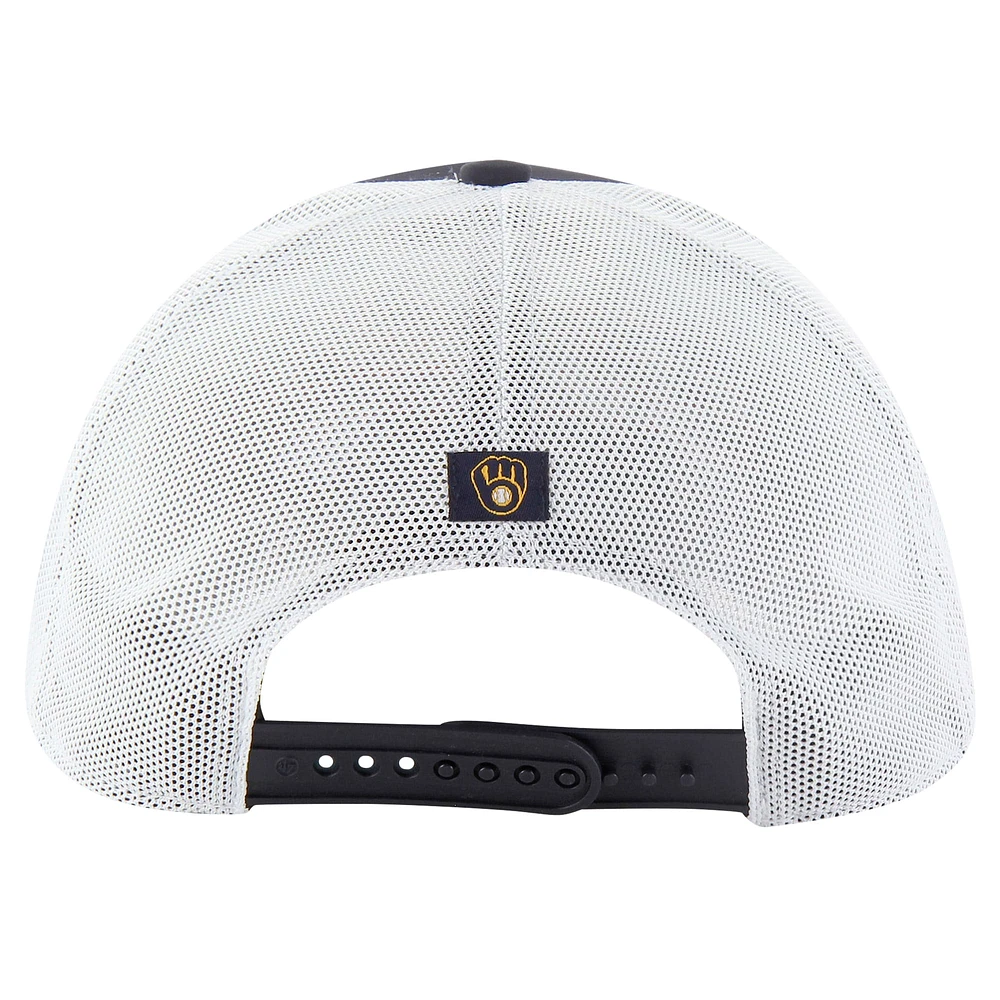Men's '47 Navy Milwaukee Brewers Downburst Trucker Adjustable Hat