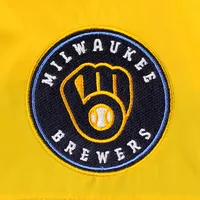 Men's Columbia Navy Milwaukee Brewers Flash Forward Challenger Omni-Shade Full-Zip Windbreaker