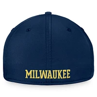 Men's Fanatics Navy Milwaukee Brewers Core Flex Hat