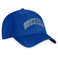 Men's Fanatics Royal Milwaukee Brewers Cooperstown Core Flex Hat