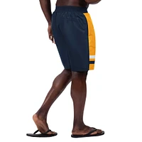 Men's G-III Sports by Carl Banks Navy Milwaukee Brewers Anchor Swim Trunks