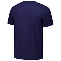 Men's Mitchell & Ness Navy Milwaukee Brewers Arched Logo Slub T-Shirt