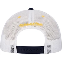 Men's   Navy Milwaukee Brewers Sideline Trucker Adjustable Hat