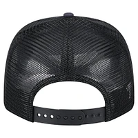 Men's New Era Black Milwaukee Brewers Adventure Drinks Pattern 9SEVENTY Stretch-Snap Hat