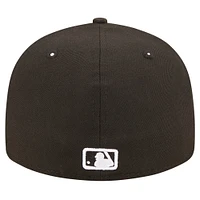 Men's New Era Black Milwaukee Brewers Low Profile 59FIFTY Fitted Hat