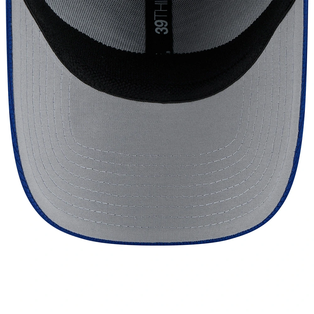 Men's New Era  Gray/Royal Milwaukee Brewers 2025 Batting Practice 39THIRTY Flex Hat