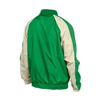 Coupe-vent à glissière quart de tour raglan Ripstop Milwaukee Brewers New Era pour homme, vert Kelly