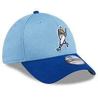 Men's New Era  Light Blue Milwaukee Brewers 2025 Batting Practice 39THIRTY Flex Hat