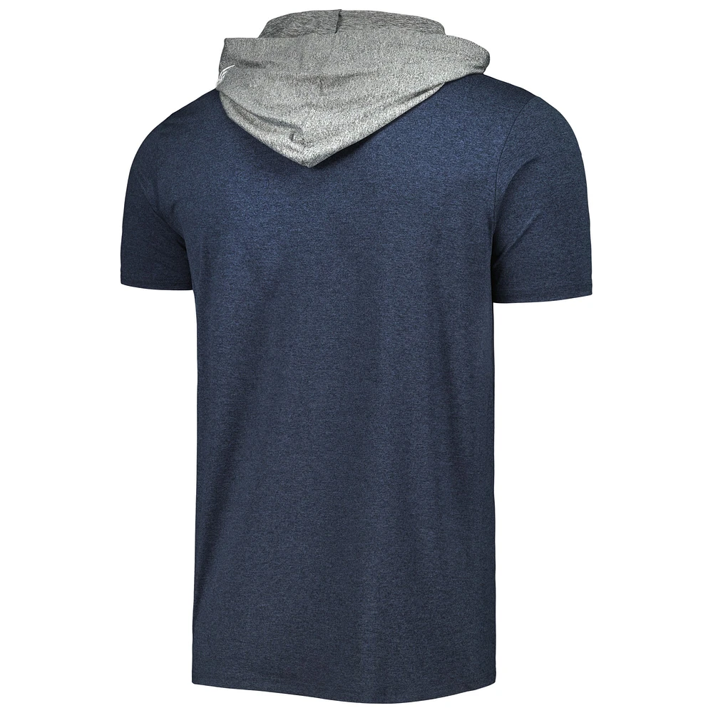 Men's New Era Navy Milwaukee Brewers Team Hoodie T-Shirt