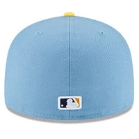 Men's New Era Powder Blue Milwaukee Brewers 2022 City Connect - 59FIFTY Fitted Hat