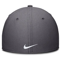 Men's Nike  Gray Milwaukee Brewers Swoosh Performance Flex Hat