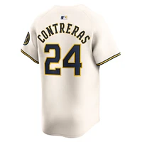 Maillot de joueur Nike William Contreras crème Milwaukee Brewers Home Limited pour homme