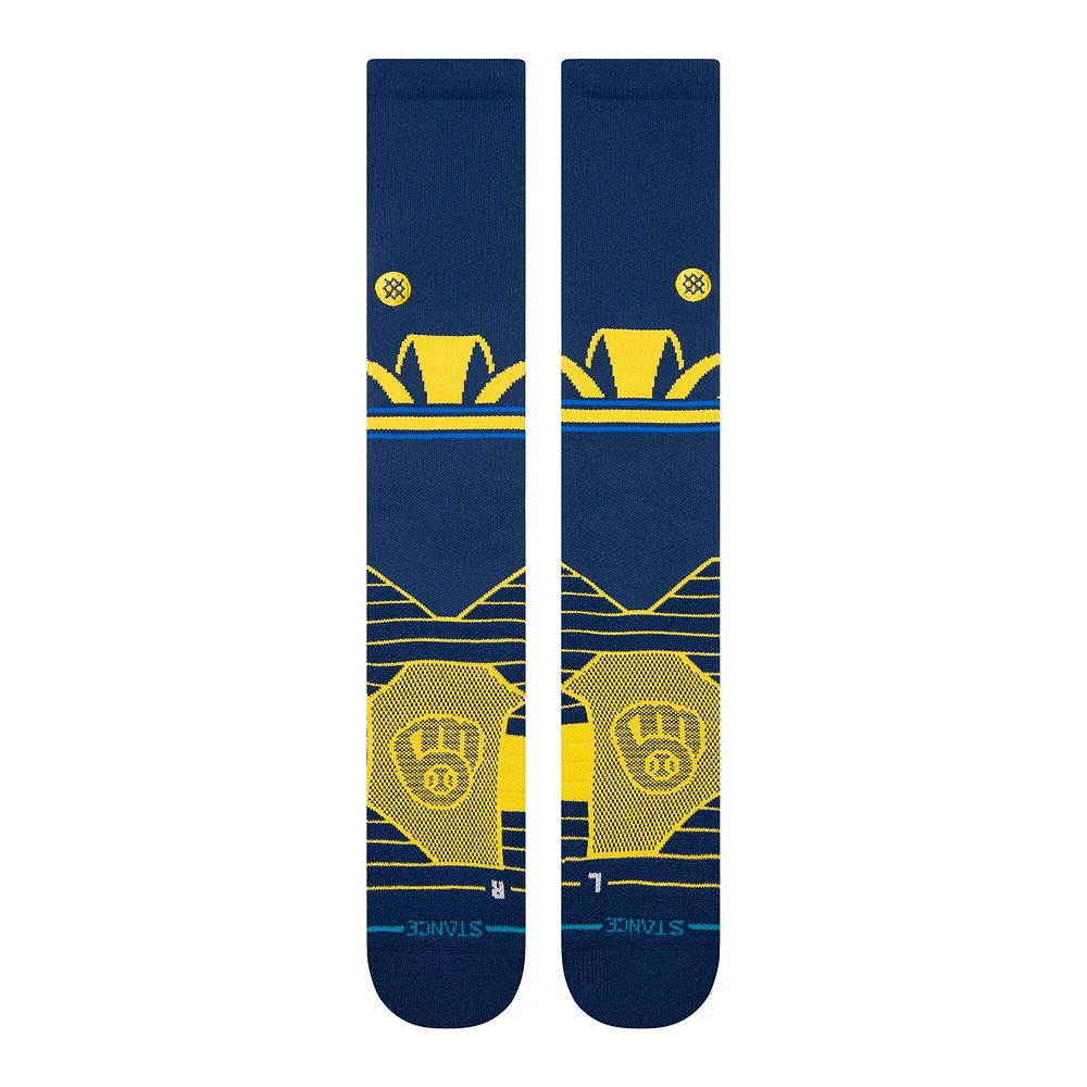 Men's Stance Milwaukee Brewers Arches OTC Socks