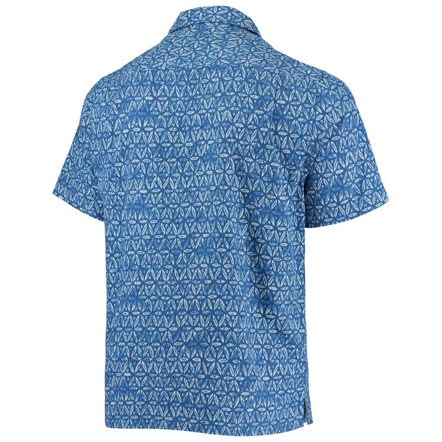 Chemise boutonnée Tommy Bahama Royal Milwaukee Brewers Barrie Batik pour hommes