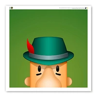 Milwaukee Brewers Poster Bratwurst 30,5 x 30,5 cm
