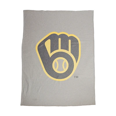 Couverture sweat-shirt 54" x 84" Milwaukee Brewers