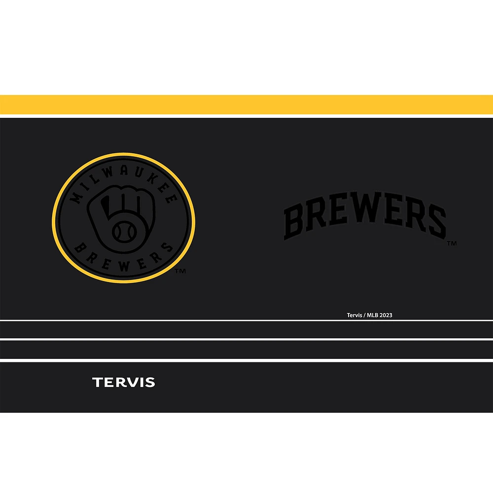 Tervis Milwaukee Brewers 30oz. Night Game Tumbler with Straw