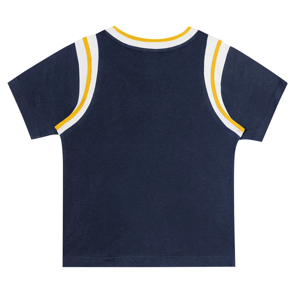 Toddler Fanatics Navy/Gray Milwaukee Brewers Bases Loaded T-Shirt & Shorts Set