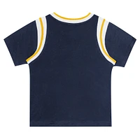 Toddler Fanatics Navy/Gray Milwaukee Brewers Bases Loaded T-Shirt & Shorts Set