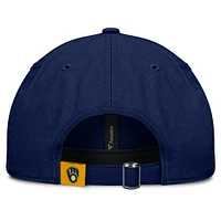 Women's Fanatics Navy Milwaukee Brewers Fly Out Adjustable Hat
