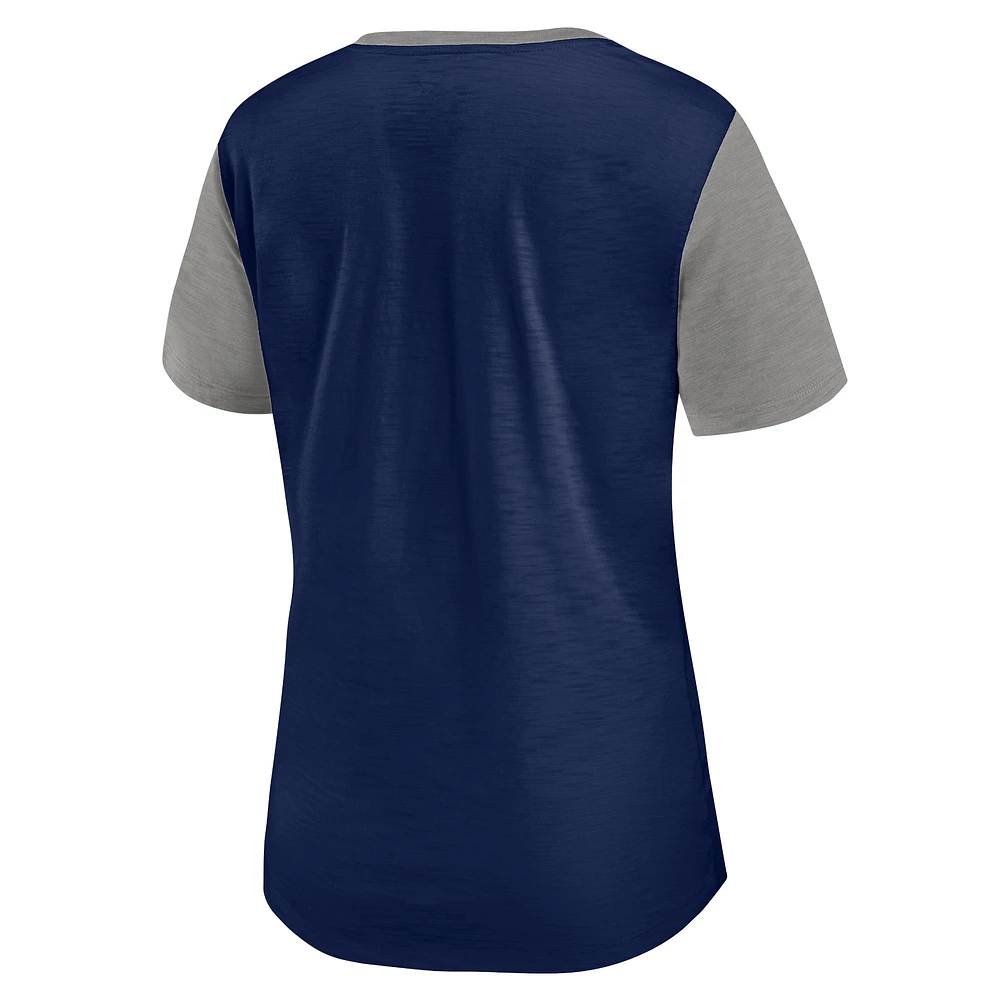 Women's Fanatics Navy Milwaukee Brewers Mound T-Shirt