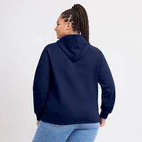 Women's Fanatics Navy Milwaukee Brewers Perfect Play Raglan Pullover Hoodie