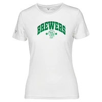 Women's Levelwear Milwaukee Brewers St. Patrick's Day Maddox Plaid T-Shirt