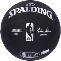 Giannis Antetokounmpo & Damian Lillard Milwaukee Bucks Autographed Black Spalding Team Logo Basketball - BAS